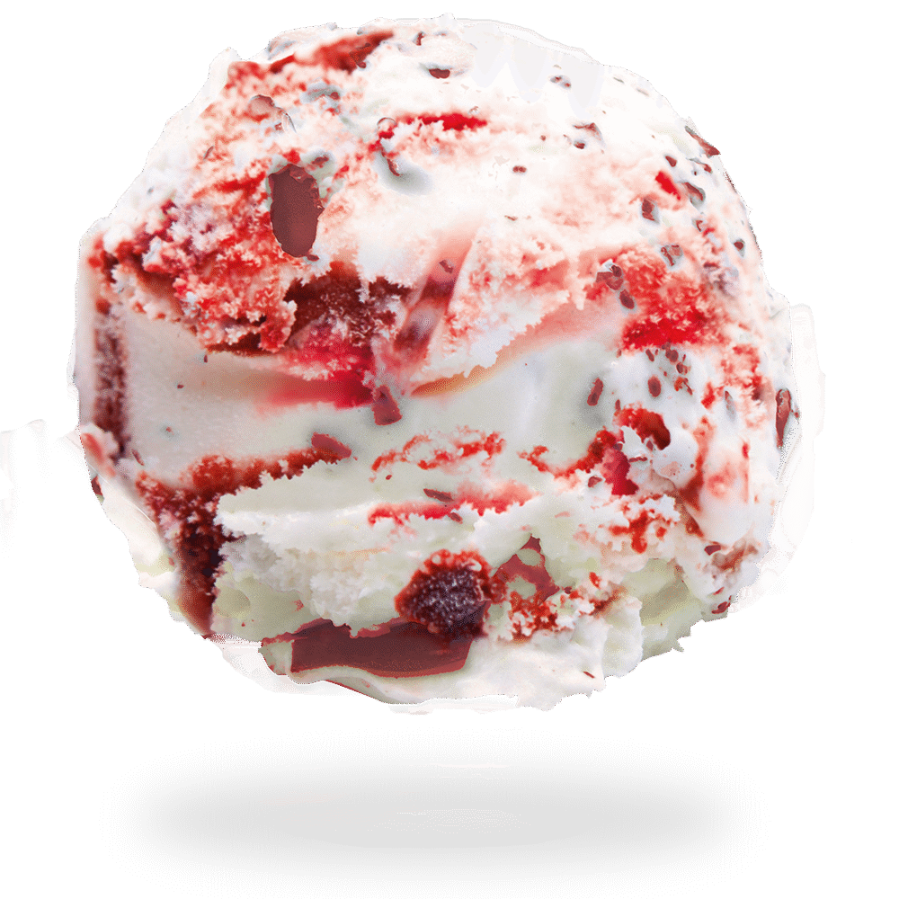 GELATO FIOR DI LATTE <br>VARIEGATO FRUTTI DI BOSCO <br> LUGLIO 2025