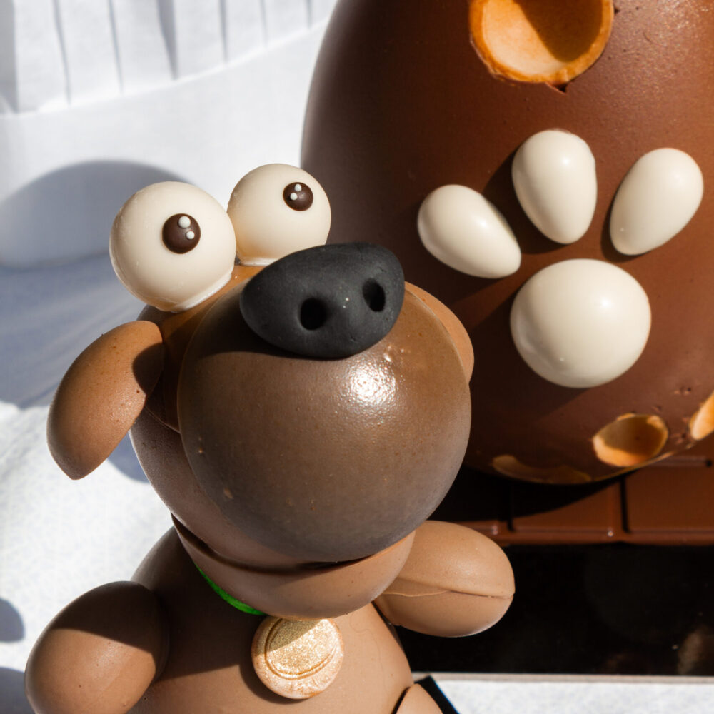 SOGGETTO DI CIOCCOLATO<br>CANE