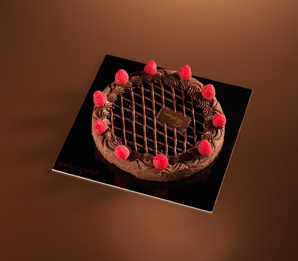 TORTA  <br> CIOCCOLATO E LAMPONE