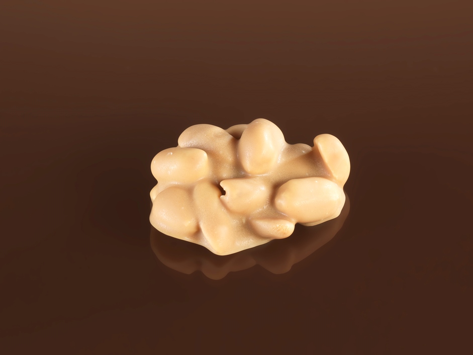 Arachidi salate ricoperte con cioccolato al caramello