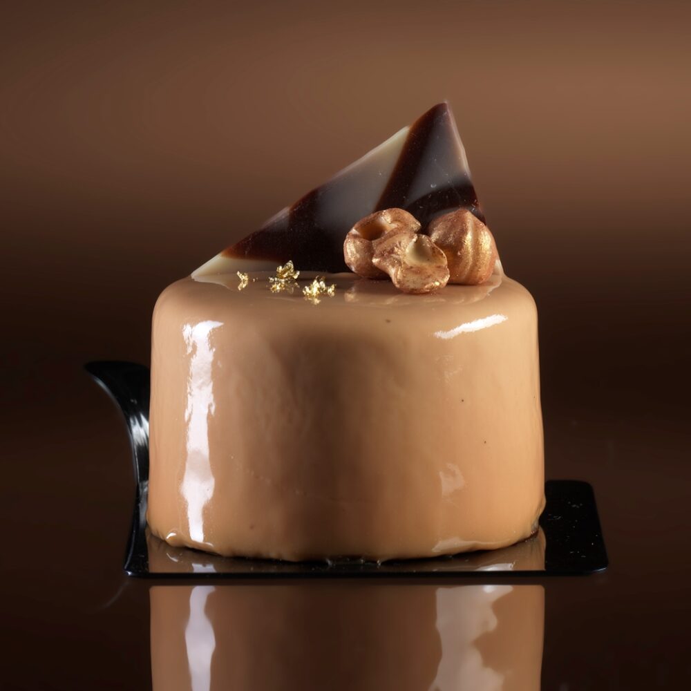 MONOPORZIONE GLASSATA  <br>CARAMELLO